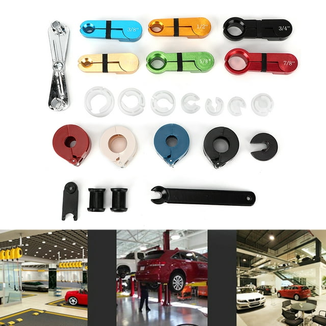 Line 22Pcs/Set Car Air Conditioning Hose Oil Fuel Pipe Line Disconnect Tool Kit Vehicle Repairing