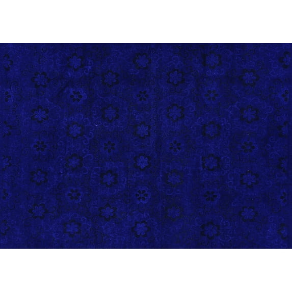 Ahgly Company Indoor Rectangle Abstract Purple Modern Area Rugs, 2' x 3'