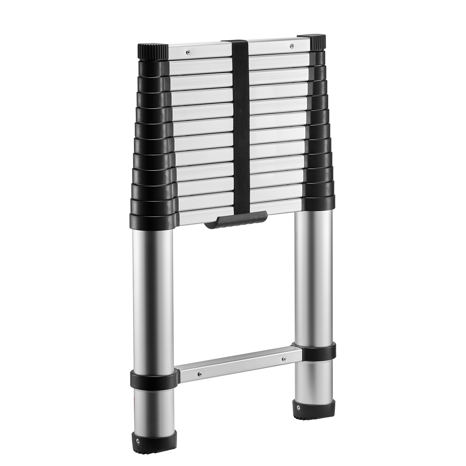 KFFKFF 12.5-Foot Telescoping Ladder, 330 Lbs Capacity, Silver photo 8
