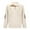 Beige, variant on Kids Corduroy Shirt Henley Long Sleeve Tops Vintage Button Lapel Shirts Casual Athletic Fall Outfits for Girls Boys