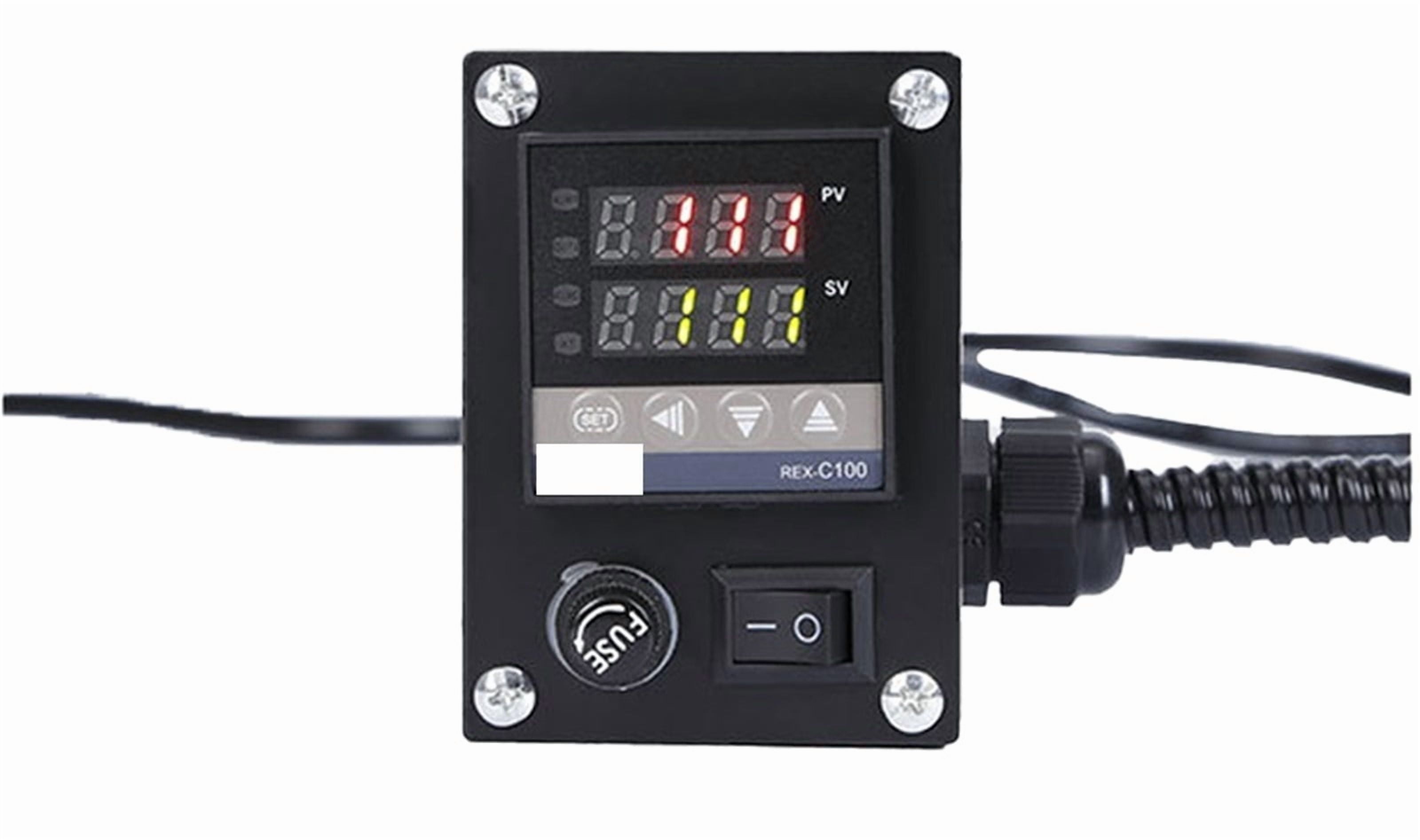 300W Digital Display Handheld Stamping Machine With Wood Handle Soldering Iron For Leather Paper Wood &packaging ,Widely Use