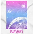 thumbnail image 2 of NASA Vaporwave Gradient Space Galaxy Hoodie Sweatshirt Women Men Brisco Brands S, 2 of 6
