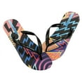 thumbnail image 5 of Hotmarzz Men's Flip Flops Patterns and Prints Summer Sandals Beach Slippers Size 12, 5 of 5