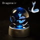 thumbnail image 3 of Bola de cristal de Pokémon 3D de 7 cm y 5 cm, Mewtwo, Pikachu, Gengar, bola de cristal de Pokémon, figura de Pokeball, luz nocturna, lámpara LED, base de regalo, 3 of 5