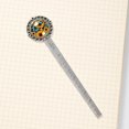 thumbnail image 4 of Sunflower butterfly Vintage Silver Lace-Edged Bookmark: a Delightful Gift for Book Lovers, for Bookmarks and Other Book Accessories, 4 of 5