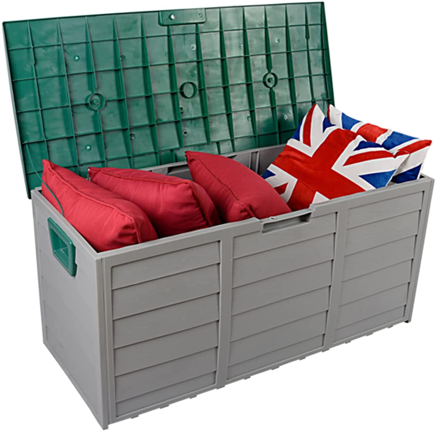Details about   Outdoor Storage Deck Box Large Chest Bin Patio Garden 75Gal 120Gal Container 