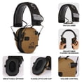 thumbnail image 7 of Seetaras Sport Tactical Ear Protective Safety Earmuffs Noise Reduction Electronic Earmuffs Hearing Protector compatible for Huning Nrr23db, 7 of 7