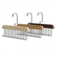 thumbnail image 5 of Anti-Slip Multi-Hook Coat Rack,8-Hook Wooden Closet Organizer,360° Swivel Belt & Tie Hanger,Scarf & Bra Storage Solution,Durable Wood Construction,B,1PC, 5 of 5
