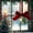 A, variant on NWOKYZGH Christmas Decoration Artificial Pendant Christmas Plushs Bow Wind Chime Pendant Atmospheres Decoration