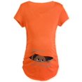thumbnail image 1 of CafePress - Funny Peeking Baby March Maternity Dark T Shirt - Maternity Dark T-Shirt, 1 of 1