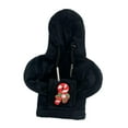 thumbnail image 2 of Funda para pomo de cambio de marchas de coche, protector de pomo, decoración divertida, para Navidad Bastón de caramelo negro, 2 of 9