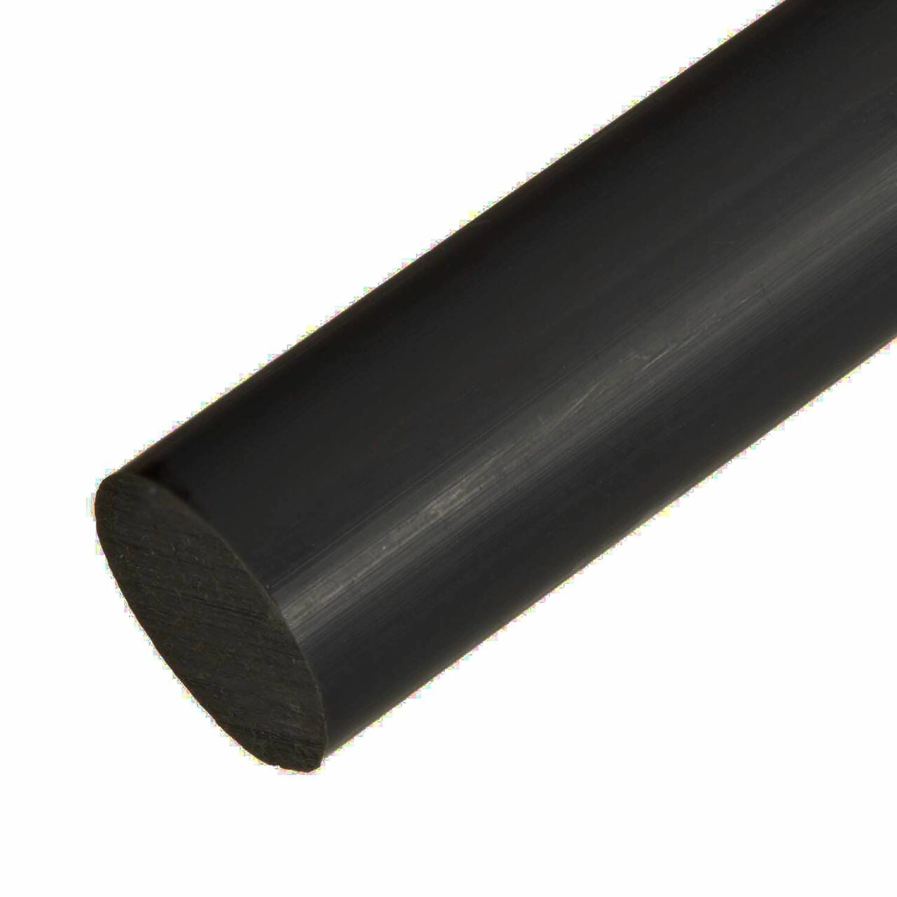 White Color Acetal Copolymer Plastic Round Rod 7/8 Diameter 12 Length 