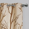 thumbnail image 3 of VCNY Home Kingdom Taupe Branch Grommet Blackout Curtain, 40" x 84", 3 of 5