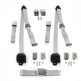 thumbnail image 1 of Chevy II 1966-1967 Avion 3 Points Gris & Gris Kit de Ceinture de Sécurité Rétractable avec Bracketry - 3 Ceintures, 1 of 1