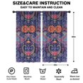 thumbnail image 2 of Blackout Kids Curtains,Boho Bohemia Flower Childrens Insulated Curtains Set Of 2,Bedroom Essentials,Toddler Room Decor 42"x84"(106x213cm), 2 of 4