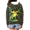 thumbnail image 4 of Uourmeti Geometry Art Axolotl Lightweight Zip Up Hoodie for Girls Long Sleeve with Pockets Comfy Casual Outerwear Teens Size 13-14, 4 of 7