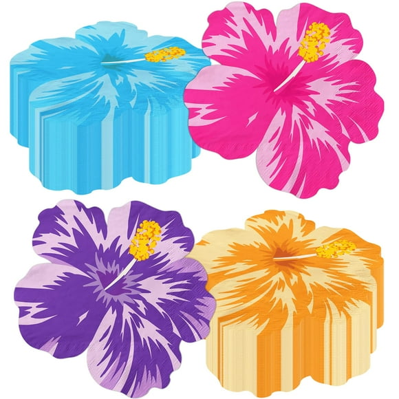 Servilletas Bezkega Tropical Hawaiian Floral Hibisco 40 unidades