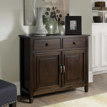 Simpli Home Connaught Entryway Storage Cabinet Walmart Com