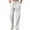 White, variant on Diufon Wide Leg Loose Pants for Men Casual Trendy Elastic Waisted Drawstring Sweatpants with Pockets