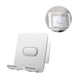 thumbnail image 3 of Worallymy soporte de pared para tableta de teléfono cocina baño mesa sin perforaciones soporte para colgar en la pared soporte de aleación Worallymy JD735815364, 3 of 7