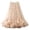 Beige, variant on Ediodpoh Women's Skirts Party Skirt Layered High Waist Flared Midi Skirt with Ruffle Trim for Prom Night Ballet Skirt RD2 One Size