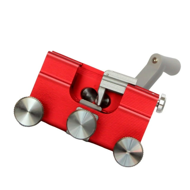 pitrice Kit d'Affûteur Manuel pour Tronçonneuse Remplacement Universel pour Outils de Jardin Rouge