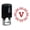 Red, variant on Printtoo Alphabet V Monogram Octagon Celtic Swirl Frame Self Inking Rubber Stamp Office Stationary