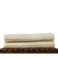 thumbnail image 3 of Luxury Hotel & Spa Towel 100% Pure Turkish Cotton Ribbed Channel Pattern - Bath Towel - Beige - Set of 2, 3 of 3