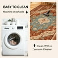 thumbnail image 6 of SANMADROLA 6X9 Area Rugs for Living Room Modern Abstract Blue Machine Washable Rug Soft Bedroom Rug Non Slip Stain Resistance Dining Room Mat Carpet for Office Couch Entrance Kitchen, 6 of 11