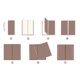 thumbnail image 5 of Cuaderno de cuero perfecl 1 pieza para Bocetos naranja, 5 of 8