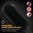 thumbnail image 2 of Revamp Progloss Deepform Ceramic Straightener Brush – Ionic Anti-Frizz Straightening Brush – Ceramic Infused with Progloss Oils for Frizz-Free Shine – Auto-Off & 9’ Swivel Cord, 2 of 7