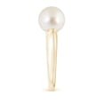 thumbnail image 3 of ANGARA Solitaire South Sea Cultured Pearl Engagement Ring in 14K Yellow Gold for Women | June Birthstone, Birthday, Anniversary, Jewelry Gift for Women | Pearl Ring, 3 of 9