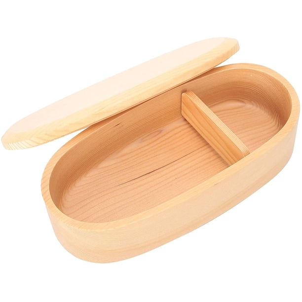 Food Container Japanese Bento Box Microwave Safe Wooden Bento Box Leak