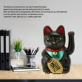 thumbnail image 3 of Chinese Lucky Cat, Battery Operated, Waving Arm, 6 Inches,  Luck Symbol, Safe Plastic Material, 3 of 8