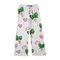 thumbnail image 4 of WTOBBY Women's Merry Christmas Flannel Pajama Pants, Fashionable Print Sleepwear with Holiday Designs,Soft and Warm Women's Pajama Bottoms for Winter Season,Pink S, 4 of 6