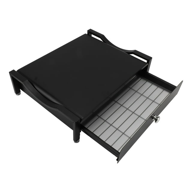 Cup Holder Sliding Tray, Display Multi Functional Coffee Storage Drawer Simple Free Installation Coffee Accessories Organizer For Home Or Coffee Store