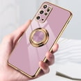 thumbnail image 4 of for Samsung Galaxy S20 Plus 5G Case, Built-in 360° Rotation Ring Holder Magnetic Stand, Luxury Shiny Plating Edge Shockproof Electroplated Protective Cover (Purple/Golden), 4 of 12