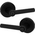 thumbnail image 1 of Matte Front Door Handle with Lock Reversible Square Exterior/Interior Door Handles with Lock Keyed Entry Door Lever for Front Door Bedroom Bathroom & Office Modern Home Decor, 1 of 9