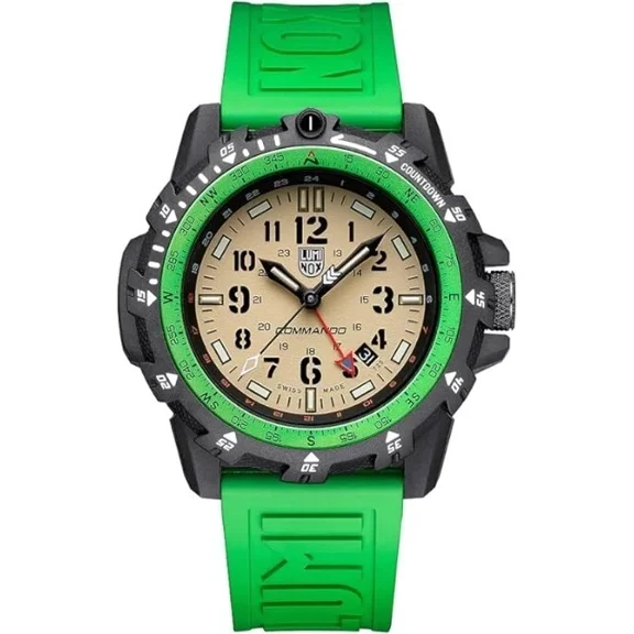 Luminox Commando Raider Outdoor Adventure Watch XL.3337 Multicolored Green Strap