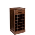 thumbnail image 3 of Modular brown walnut wine bar cabinet | Provide space for 28 wine bottles at home | An elegant addition to your home, 3 of 4