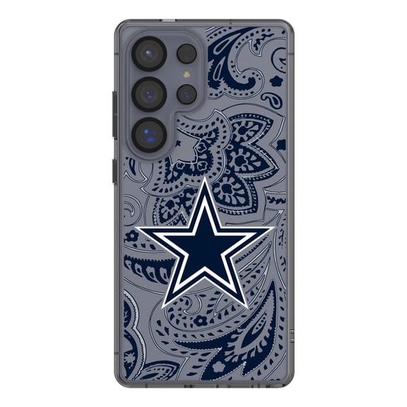 Dallas Cowboys Galaxy Clear Paisley Design Case