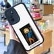 thumbnail image 2 of Destaca entre la multitud: cautivadora funda para teléfono plateada de doble capa mate con estampado gráfico para iPhone 15 Pro Max 14 13 12 Pro 11, 2 of 4