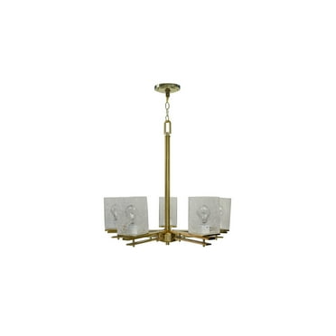 Yosemite Home Decor 5 Light Chandelier in Copper Finish