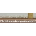 thumbnail image 3 of HR Plush Beige Solid Color Shag Rug - Thick Pile, High-End, Soft & Cozy Floor Carpet for Bedroom & Living Room, 3 of 6