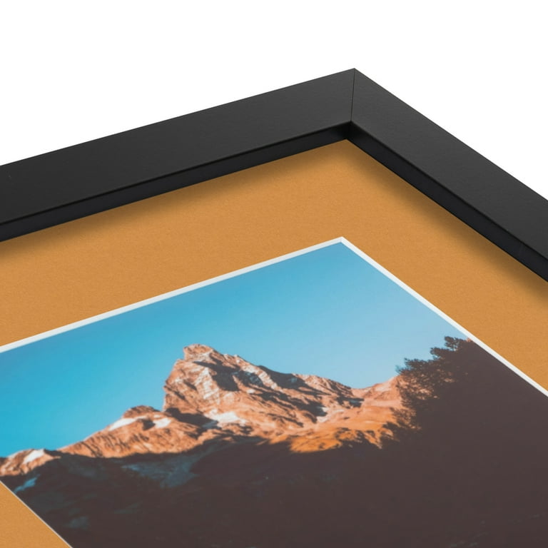 PAXNOK 20x20 Frame - 16x16 Picture Frame with Mat Premium Plexiglass, Slim & Stylish 20x20 Poster Frame Black and Picture Frame