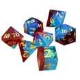 thumbnail image 3 of Juego de Dados poliédricos Zulema 7 piezas D4 D6 D8 D10 D12 D20 color Rojo, 3 of 8