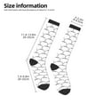 thumbnail image 2 of Knee High Socks for Men and Women, Hockey Stick Sport Althletic Compression Socks, Support Long Tube Socks for Outdoor Sport, Calf Socks, High Stockings for Women Men, 2 of 7
