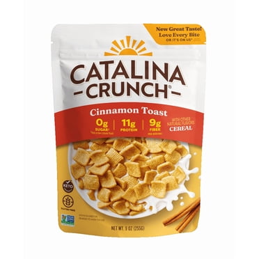 Catalina Crunch Cinnamon Toast Keto Friendly Cereal 20 Ounce