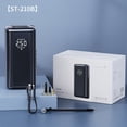 thumbnail image 4 of TFixol Portable Type-C Rechargeable Tire Inflator with LED Light, 150PSI, 4500mAh, Digital Pressure Gauge, Black ST-210B, 4 of 6