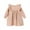Khaki, variant on Toddler Girls Dresses Spring Autumn Solid Color Crewneck Long Sleeve Kids Dress Fall Clothes Size 3-4T